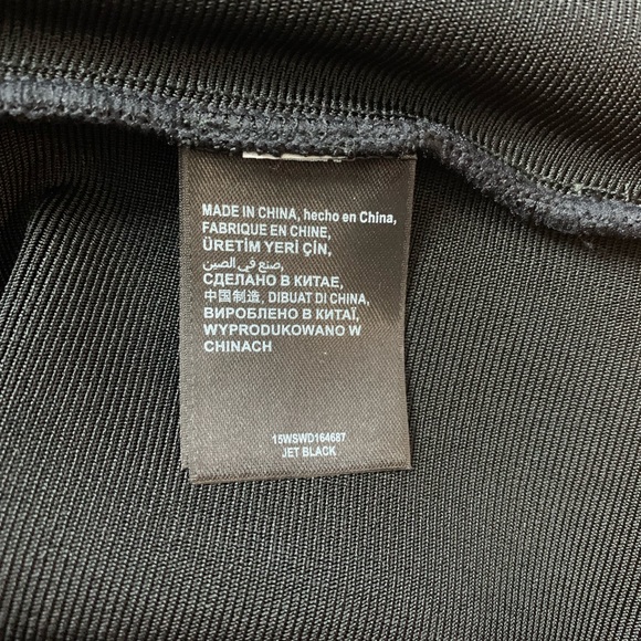 NWOT Bebe Bodycon High Waisted Jet Black Skirt Size M - Picture 7 of 10